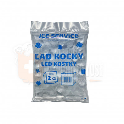 Ľad Kocky 2kg balenie